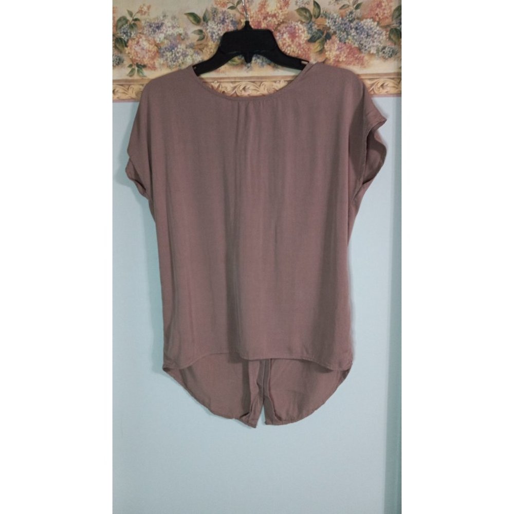 Spoon Jeans Medium Blush Purple Casual Flowy Rocker Boho Top